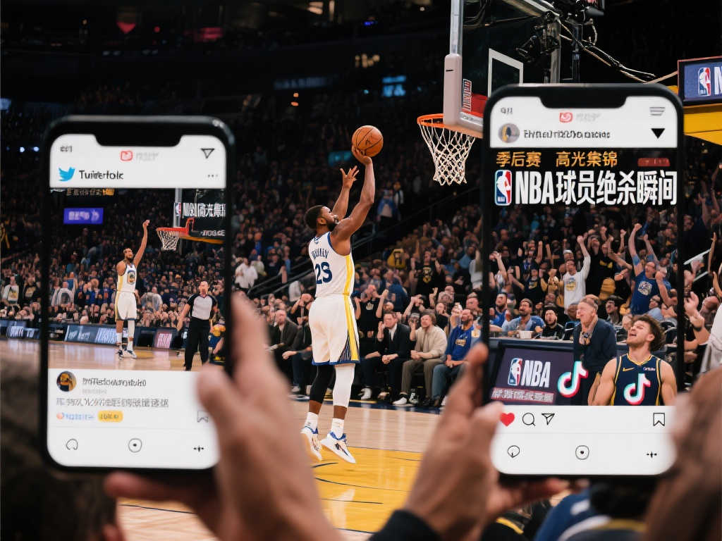 NBA巨星季后赛惊艳全场，社交媒体热议不断